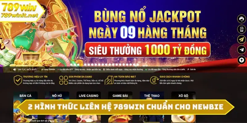 2 hình thức liên hệ 789WIN chuẩn cho newbie