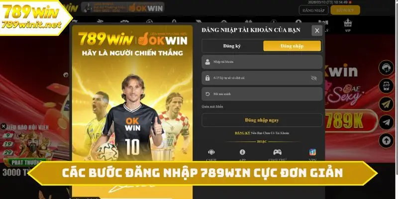 Các bước đăng nhập 789WIN cực đơn giản