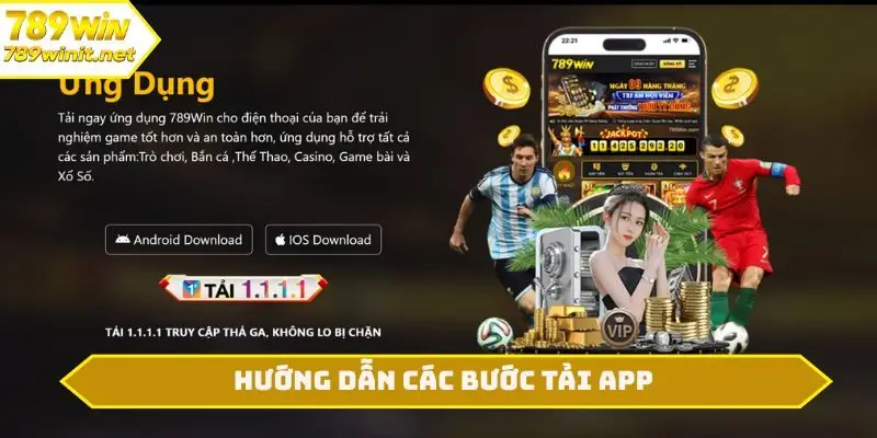 Hướng dẫn các bước tải app