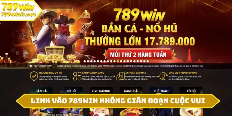 Link vào 789WIN không gián đoạn cuộc vui