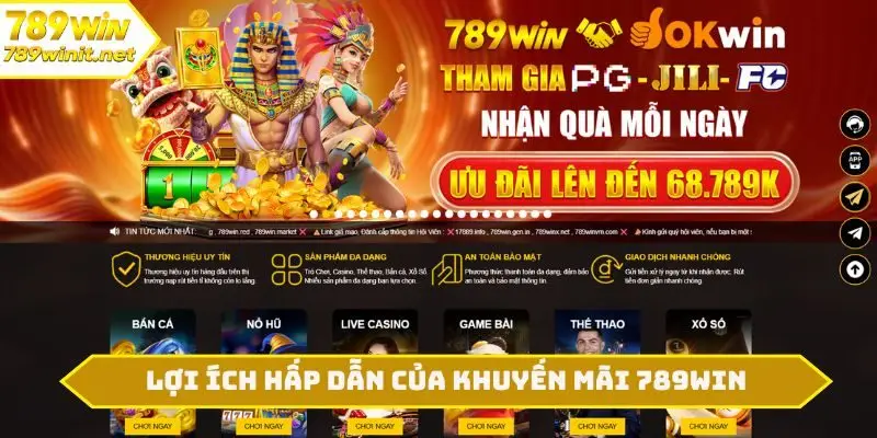 Lợi ích hấp dẫn của khuyến mãi 789WIN
